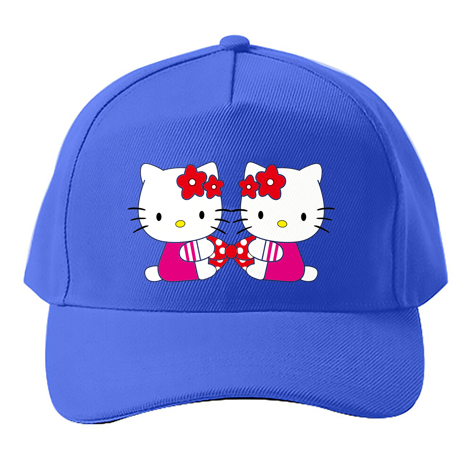 （画像用） Hello Kitty ハローキティ ベースボールキャップ 綿100％ 男女兼用 帽子 スポーツ